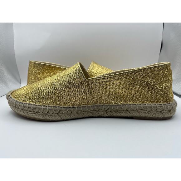 J Crew Womens Woven Espadrille Flats Shoes Size 9 USED - Picture 4 of 8